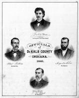 M. Roland, Albert Robbins, Geo. H.K. Moss, Augustus S. Leas, DeKalb County 1880